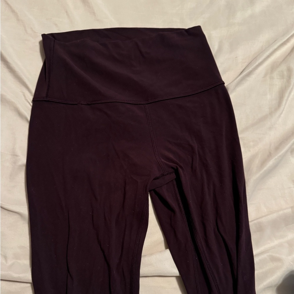 Lululemon align leggings, size 4, burgundy color